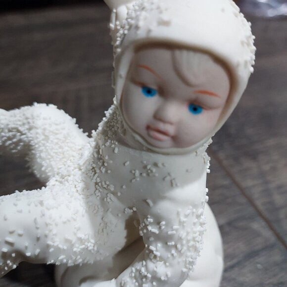 Snowbabies “Don't Fall Off & Hold On Tight" Dept 56 #7956 & #79685 2 Retired - Picture 6 of 13